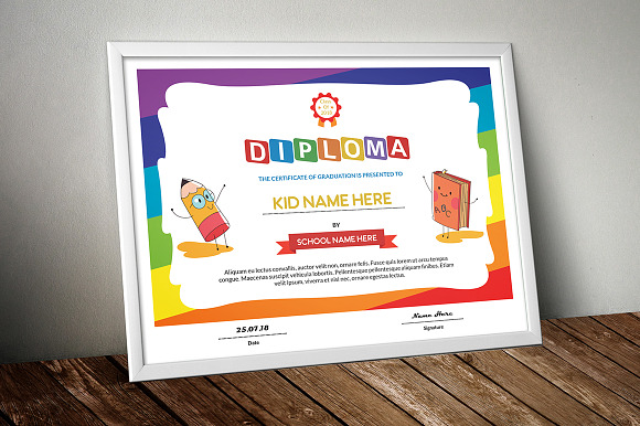 Certificate Design Template in Stationery Templates - product preview 2