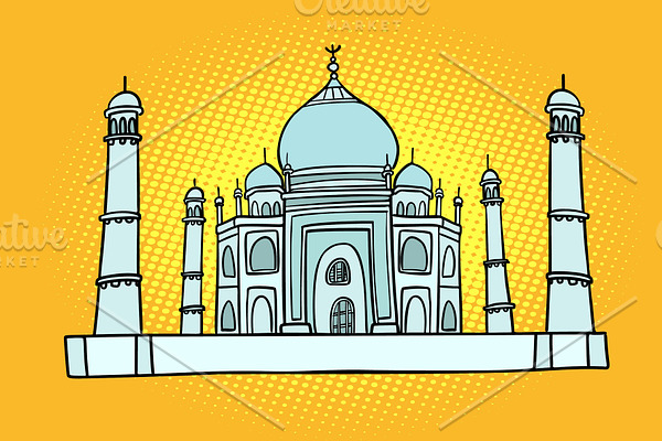 Taj Mahal. India Asia. Travel and