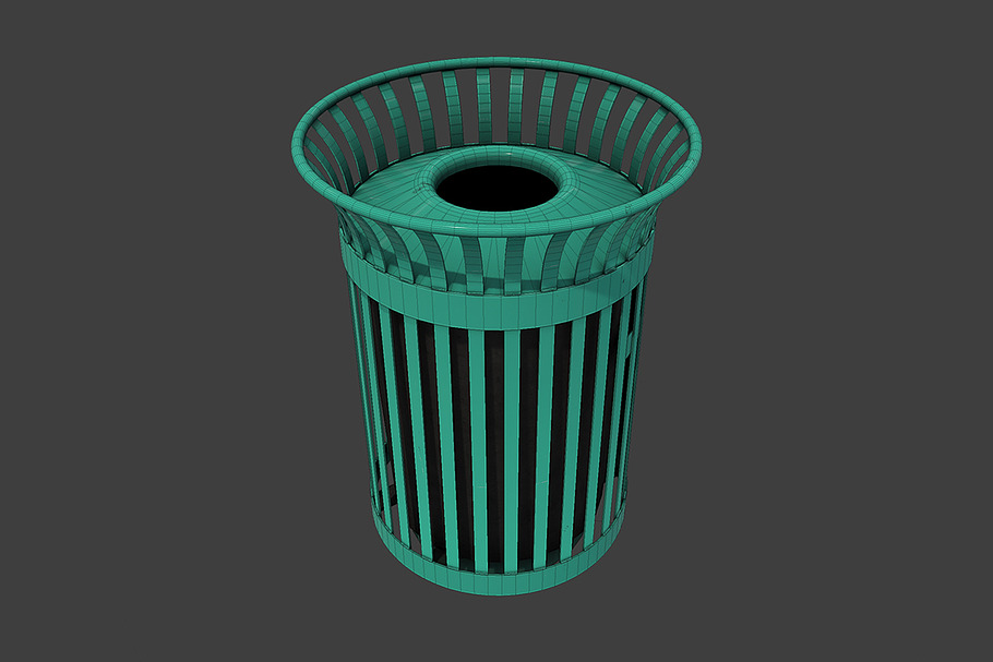 New York Trash Can in Urban - product preview 1