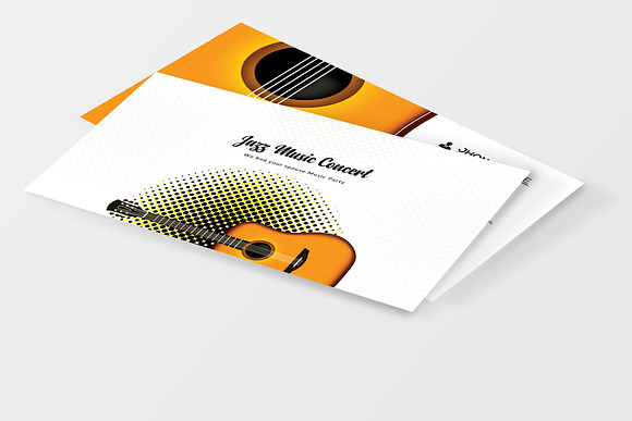 Jazz Music Business Card Template 08 in Business Card Templates - product preview 1