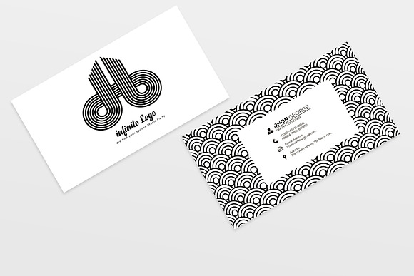 Infinite Abstract Business Card 09 in Business Card Templates - product preview 2