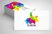 Abstract Low poly Business Card 10