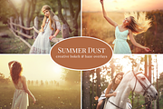 Summer Dust photo overlays