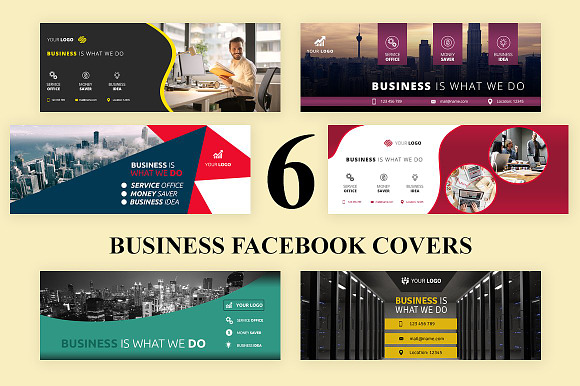 Facebook Cover Bundle 102 Templates in Facebook Templates - product preview 2