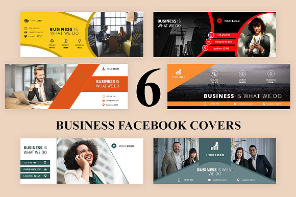 Facebook Cover Bundle 102 Templates in Facebook Templates - product preview 3