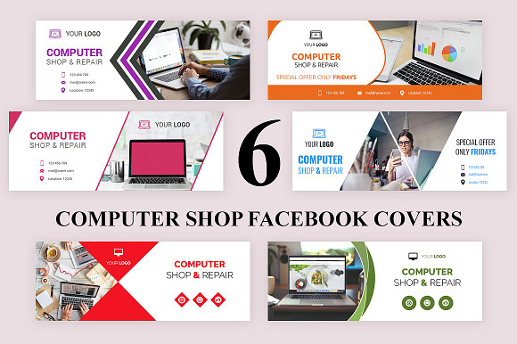 Facebook Cover Bundle 102 Templates in Facebook Templates - product preview 6
