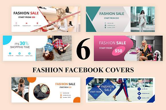 Facebook Cover Bundle 102 Templates in Facebook Templates - product preview 7