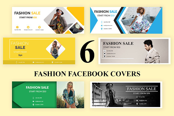 Facebook Cover Bundle 102 Templates in Facebook Templates - product preview 10