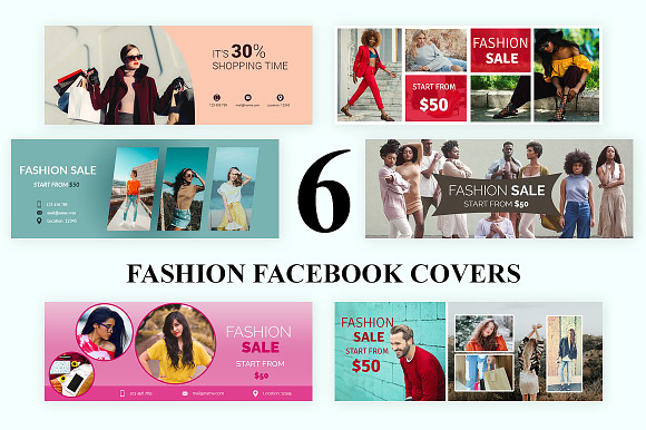 Facebook Cover Bundle 102 Templates in Facebook Templates - product preview 12