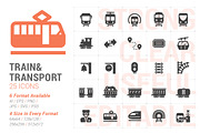 Train & Transport Filled Icon