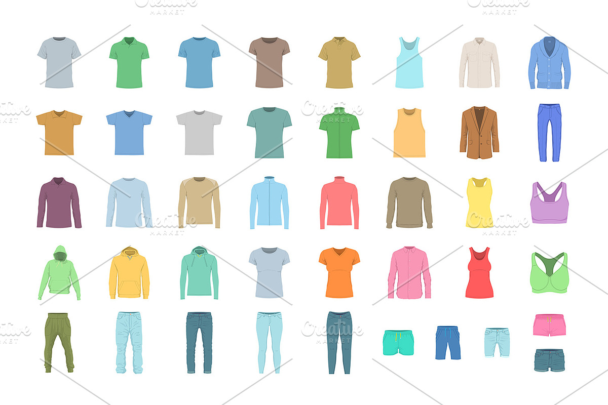 Set of clothing in Graphics - product preview 8