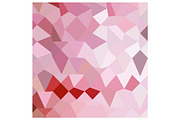 Cameo Pink Abstract Low Polygon Back