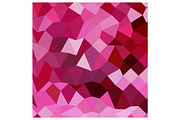 Cerise Pink Abstract Low Polygon Bac
