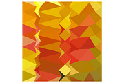 Golden Poppy Abstract Low Polygon Ba