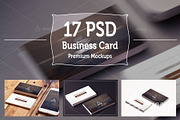 17 PSD Business Card Mockups