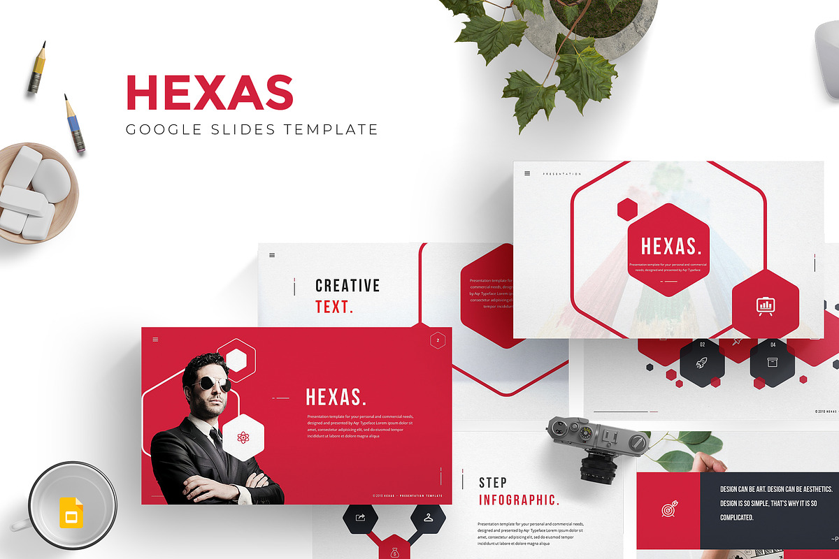 Hexas Google - Slides Template in Google Slides Templates - product preview 8