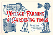 Vintage Farming & Gardening tools