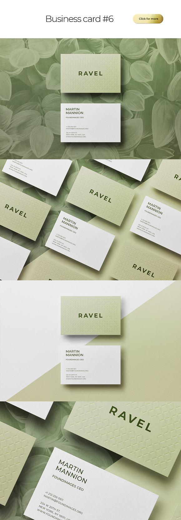 Business Card Bundle Template Mockup in Business Card Templates - product preview 6