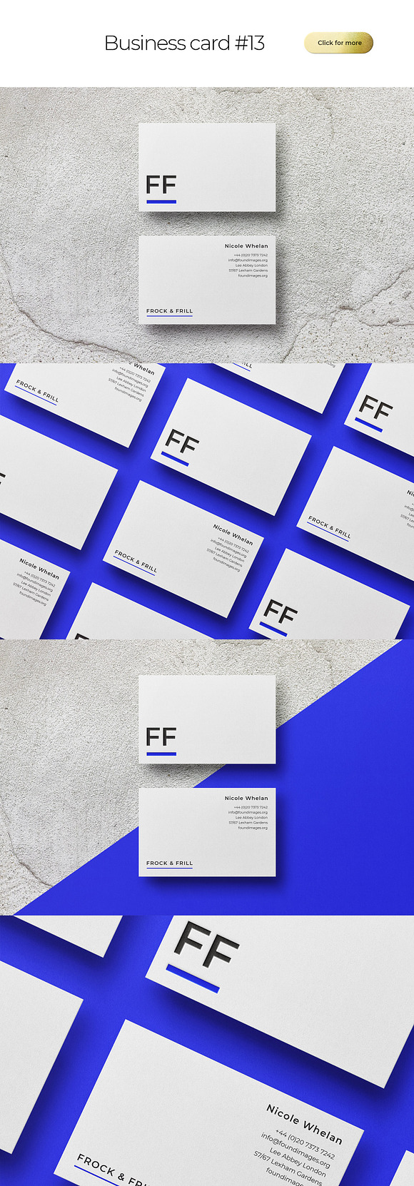 Business Card Bundle Template Mockup in Business Card Templates - product preview 15