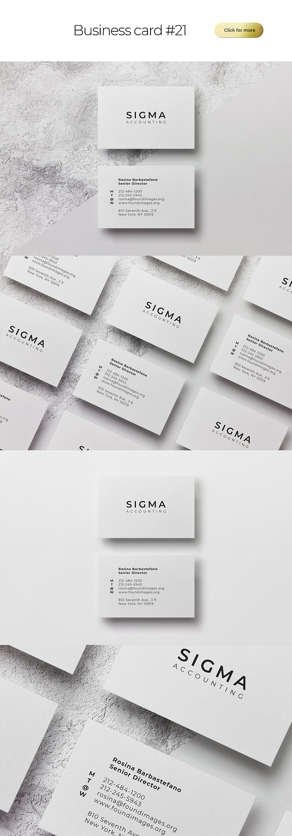 Business Card Bundle Template Mockup in Business Card Templates - product preview 17