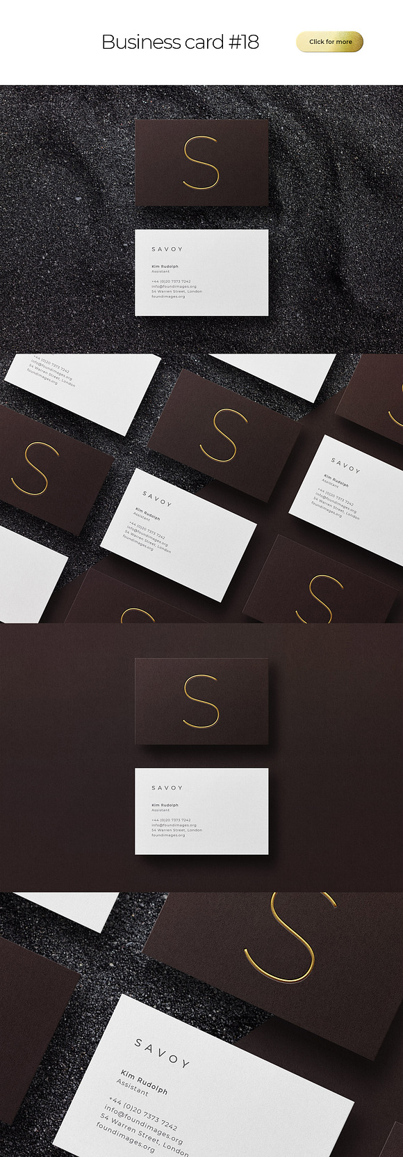 Business Card Bundle Template Mockup in Business Card Templates - product preview 18