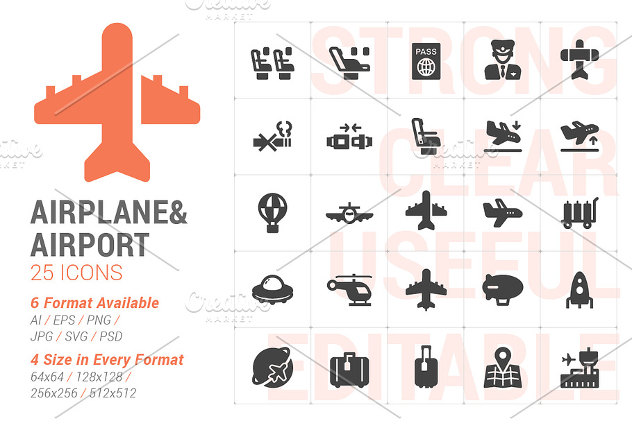 Airplane & Transport Filled Icon