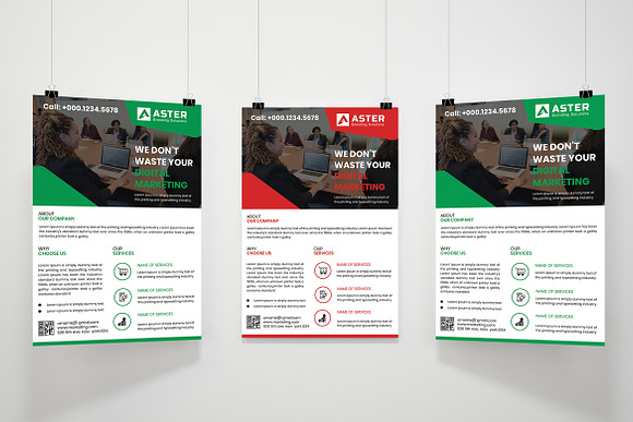 Digital Marketing Flyer in Flyer Templates - product preview 1
