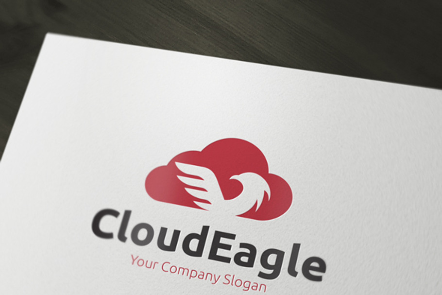 Cloud Eagle in Logo Templates - product preview 8