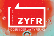 ZYFR - VINTAGE/MODERN DISPLAY FONT