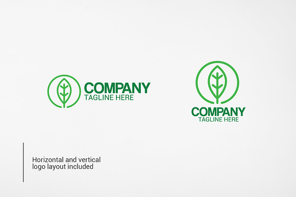Green Leaf Company Logo in Logo Templates - product preview 3