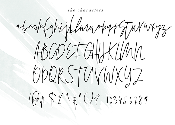 Handwritten Font Bundle in Hand-lettered Fonts - product preview 2