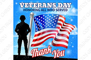 Veterans Day Patriotic Soldier