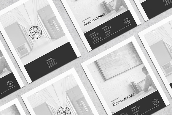 Annual Report Template in Brochure Templates - product preview 1