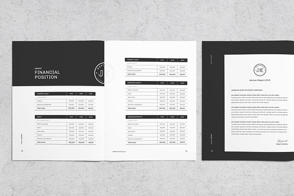 Annual Report Template in Brochure Templates - product preview 7