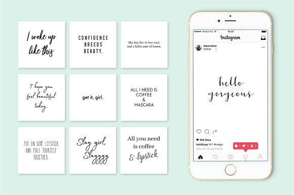 Instagram Giant Shop Quotes Bundle in Instagram Templates - product preview 2