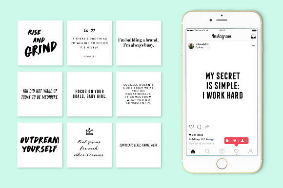 Instagram Giant Shop Quotes Bundle in Instagram Templates - product preview 7