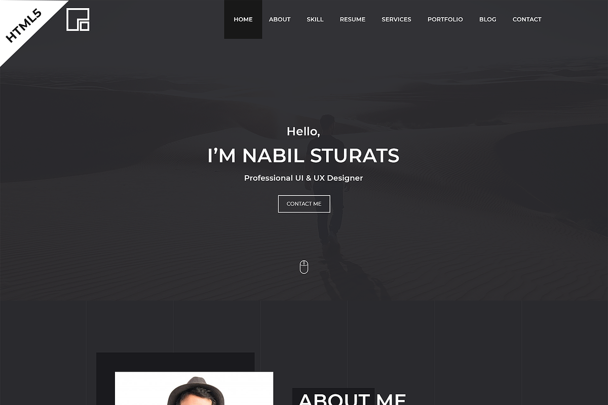 Portfolio HTML5 Template in HTML/CSS Themes - product preview 8