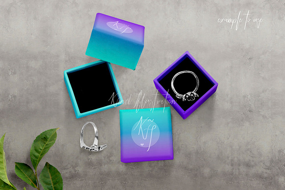 ⚞NEW⚟ Jewelry boxes mockup in Print Mockups - product preview 6