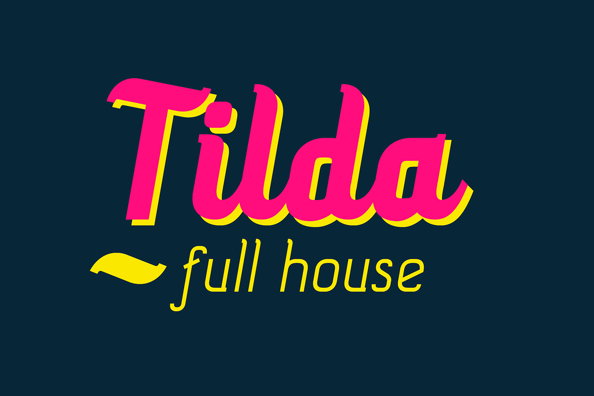 TILDA full house in Script Fonts - product preview 8