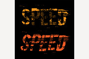 Off-Road SPEED Lettering