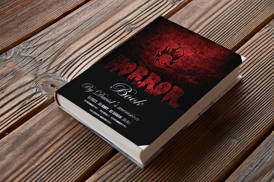 Horror Book Cover Vol-06 in Magazine Templates - product preview 8