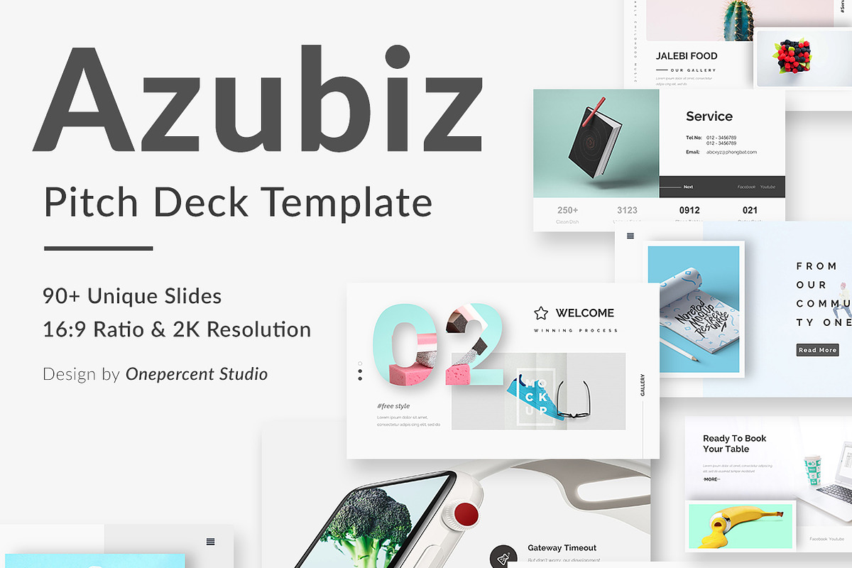Azubiz Creative Keynote Template in Keynote Templates - product preview 8