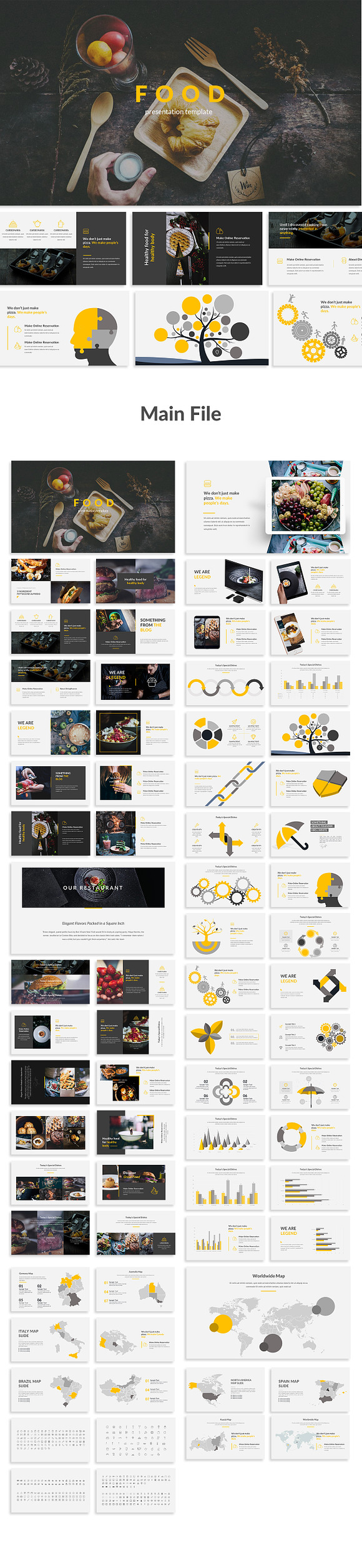 Food Powerpoint Template in PowerPoint Templates - product preview 37