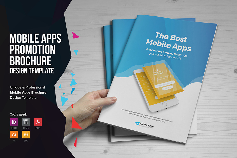 Mobile Apps Promotion Brochure v1 in Brochure Templates - product preview 8