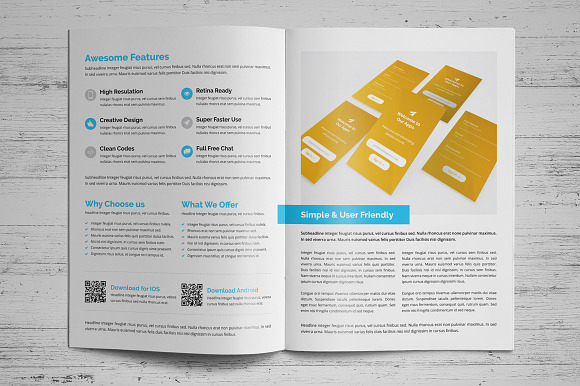 Mobile Apps Promotion Brochure v1 in Brochure Templates - product preview 2