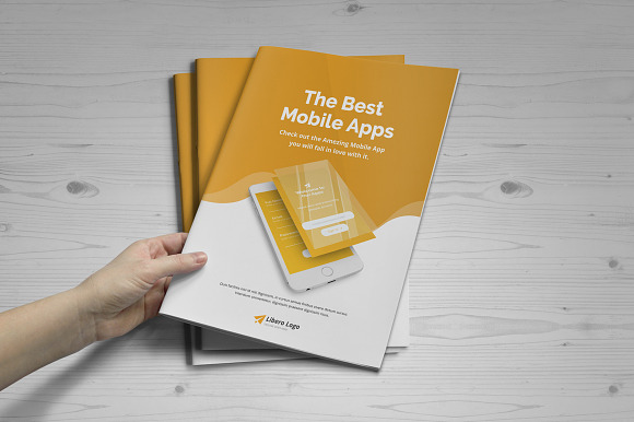 Mobile Apps Promotion Brochure v1 in Brochure Templates - product preview 4