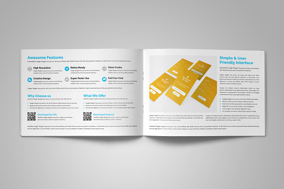 Mobile Apps Promotion Brochure v2 in Brochure Templates - product preview 2