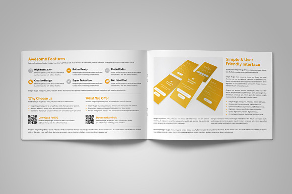 Mobile Apps Promotion Brochure v2 in Brochure Templates - product preview 5