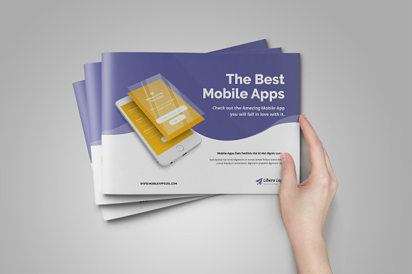 Mobile Apps Promotion Brochure v2 in Brochure Templates - product preview 7