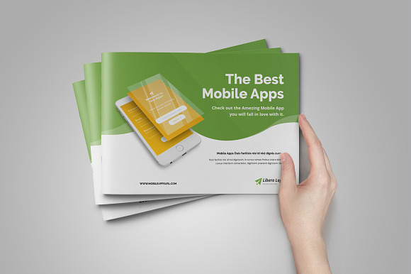 Mobile Apps Promotion Brochure v2 in Brochure Templates - product preview 10